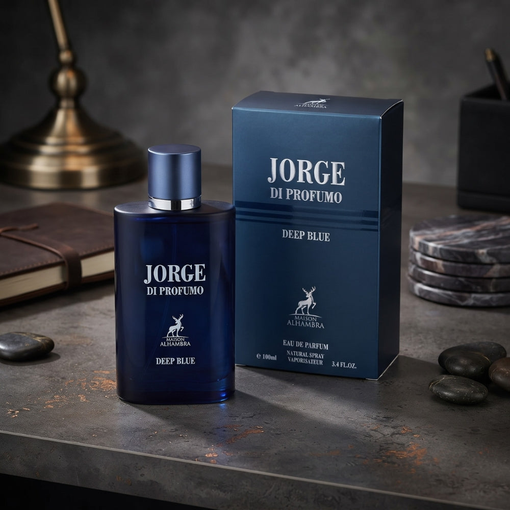 Maison Alhambra Jorge Di Profumo Deep Blue Eau de Parfum 100ml unisex perfume bottle for men and women